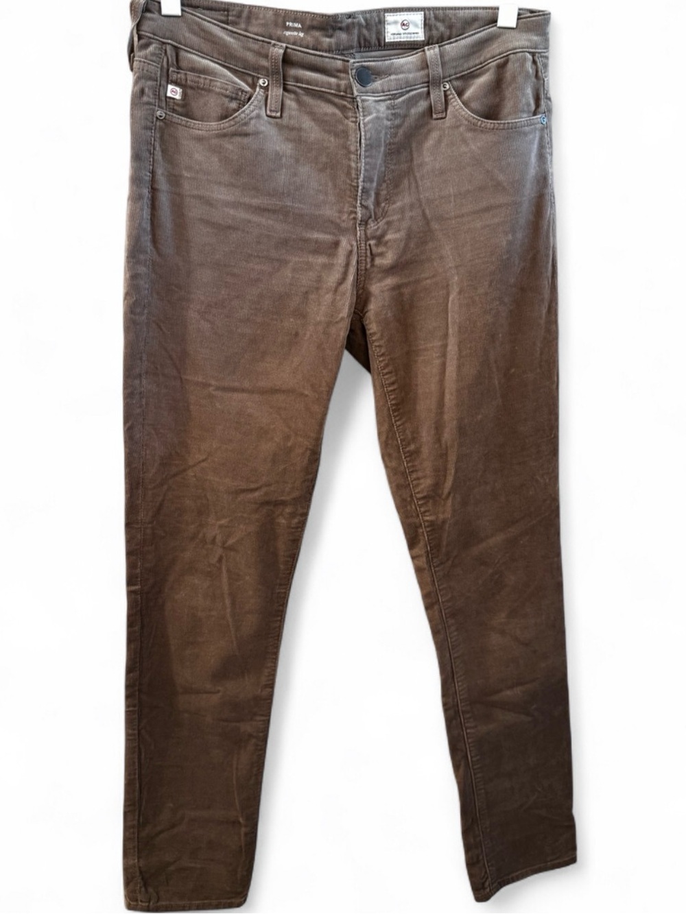 NWOT AG Adriano Goldschmied Prima Cigarette Leg Corduroy Jeans Pants 28R